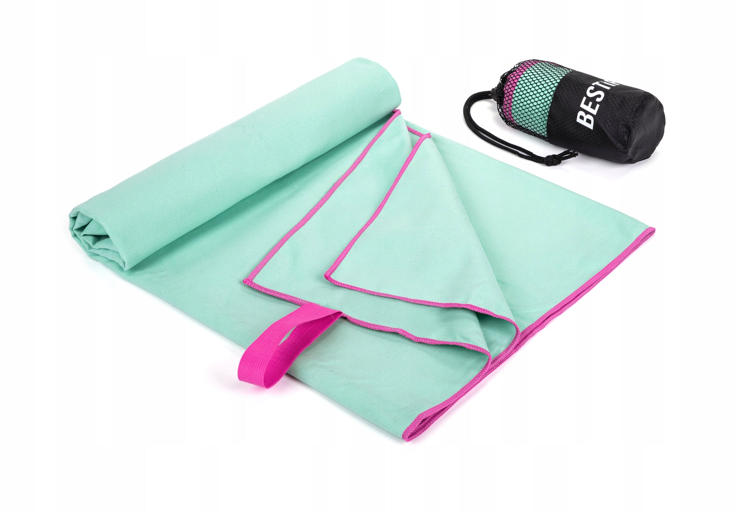 QUICK DRYING SPORTS BEACH TOWEL WITH MICROFIBER FOR GYM 100x50 Brand Bestif