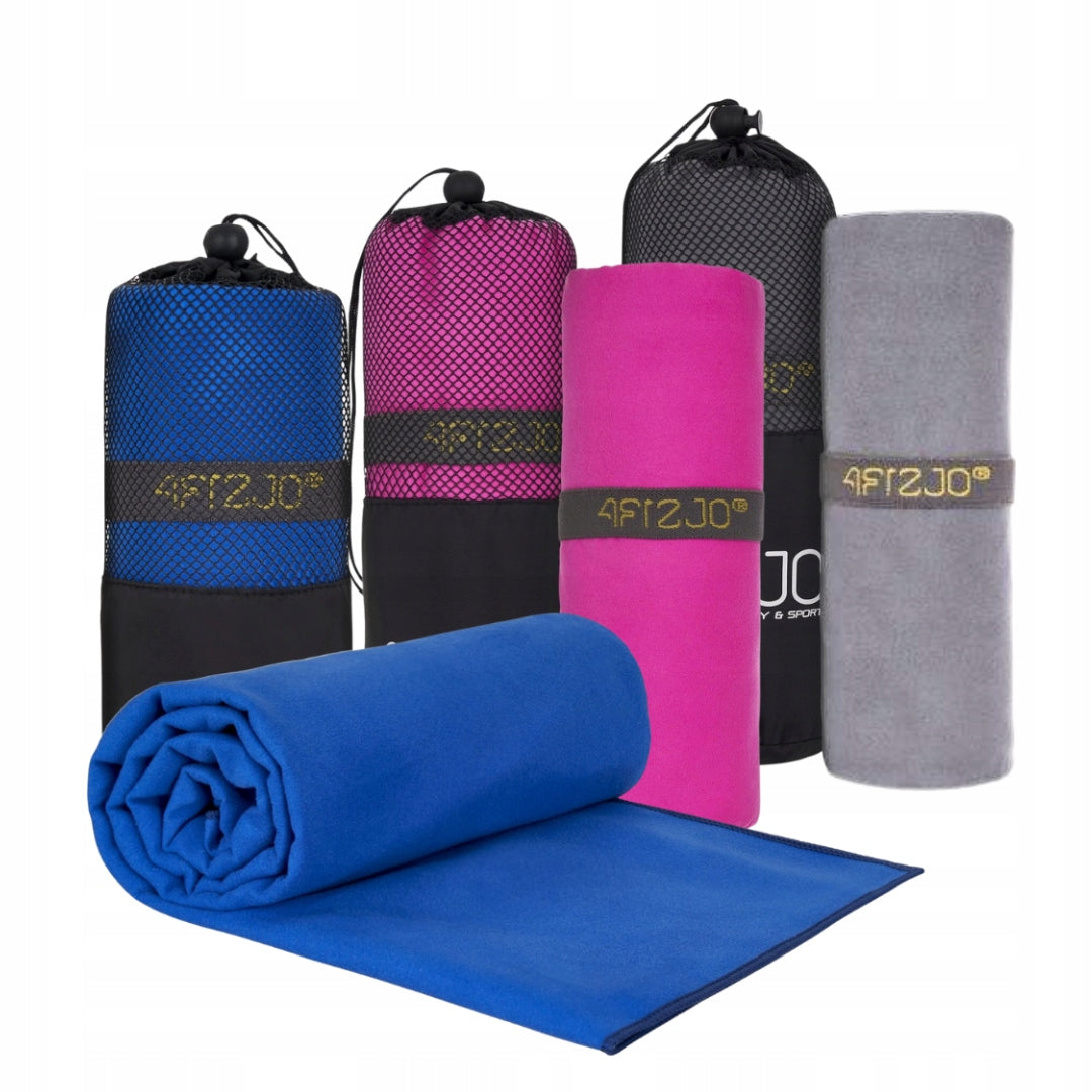 QUICK-DRYING TOWEL 4FIZJO with microfiber training 180x100 cm Pink Manufacturer code PINK 180