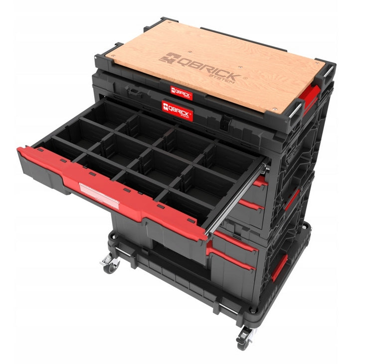 Qbrick System ONE Workshop Drawers SET 4 Product height 120 cm