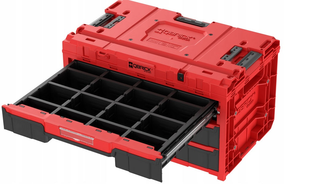 Qbrick System One Drawer Workshop Set 5 Drawer Box Wheels N2466 EAN Packaging status original