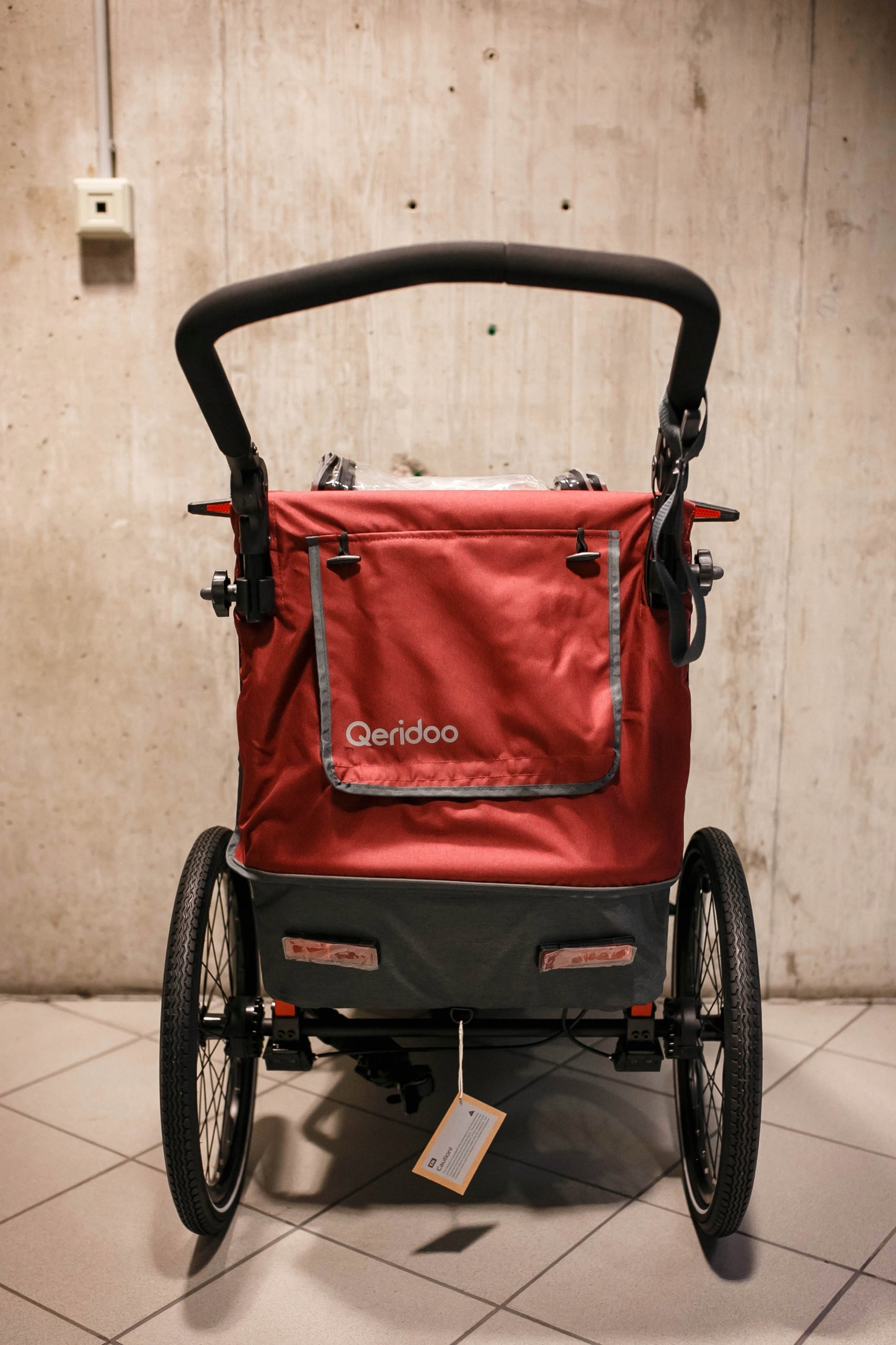 Qeridoo Skaja 1 single bicycle trailer for children Maximum load 35 kg
