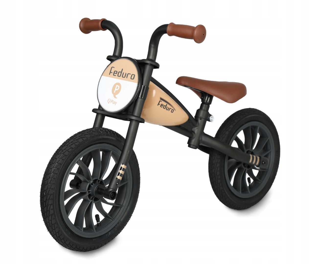 Qplay Feduro Beige Balance Bike