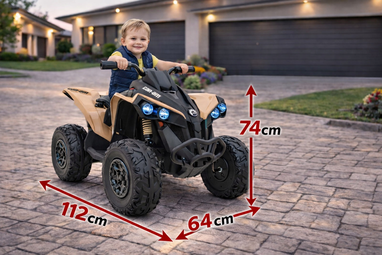 Quad Electric Kids Auto Battery Operated CAN AM RENEGADE 24v 400W Manufacturer code Prezent dla dziecka urodziny dzien dziecka