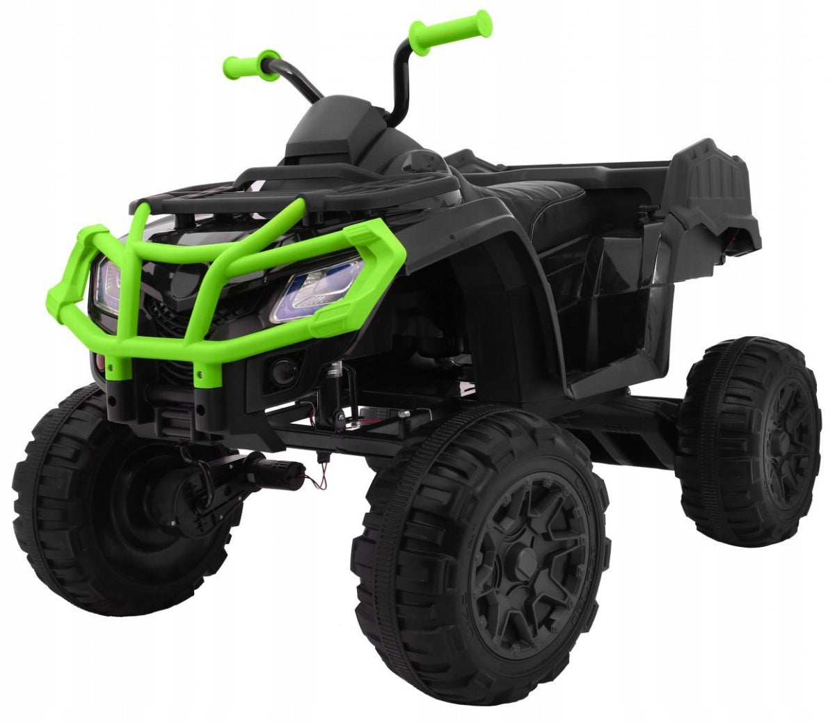 Vaikiškas elektrinis keturratis Quad XL ATV, juodas