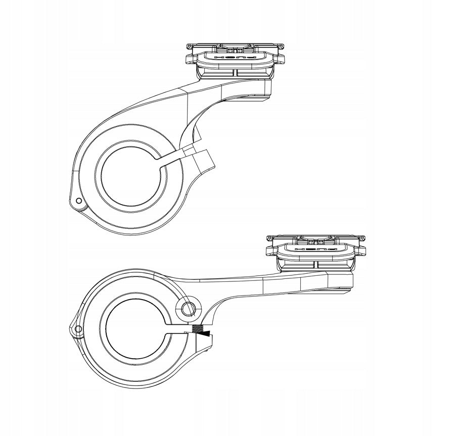 Quadlock Out Front Mount Bike Bridge Holder Packaging status original