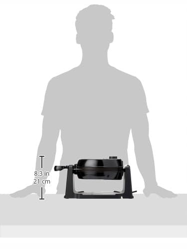 Quest 35969 Rotating Belgian Waffle Maker - Non-Stick Waffle Machine with Adjustable Temperature Brand no brand