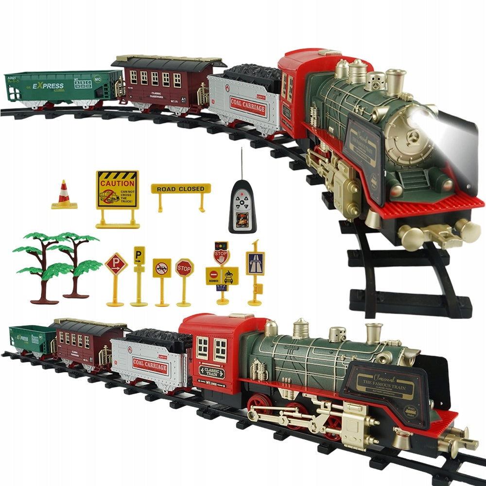 Queue Retro Electric Racing Track Remote Controlled Train Locomotive