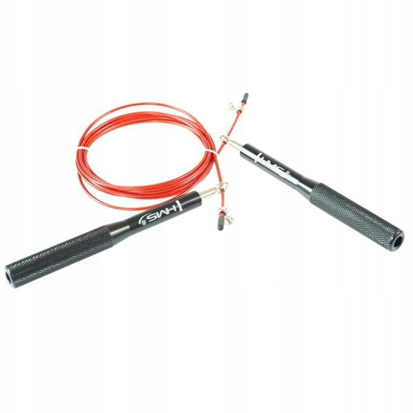 Quick Jump Rope HMS Red Black Aluminum 300CM For Crossfit Training Color red