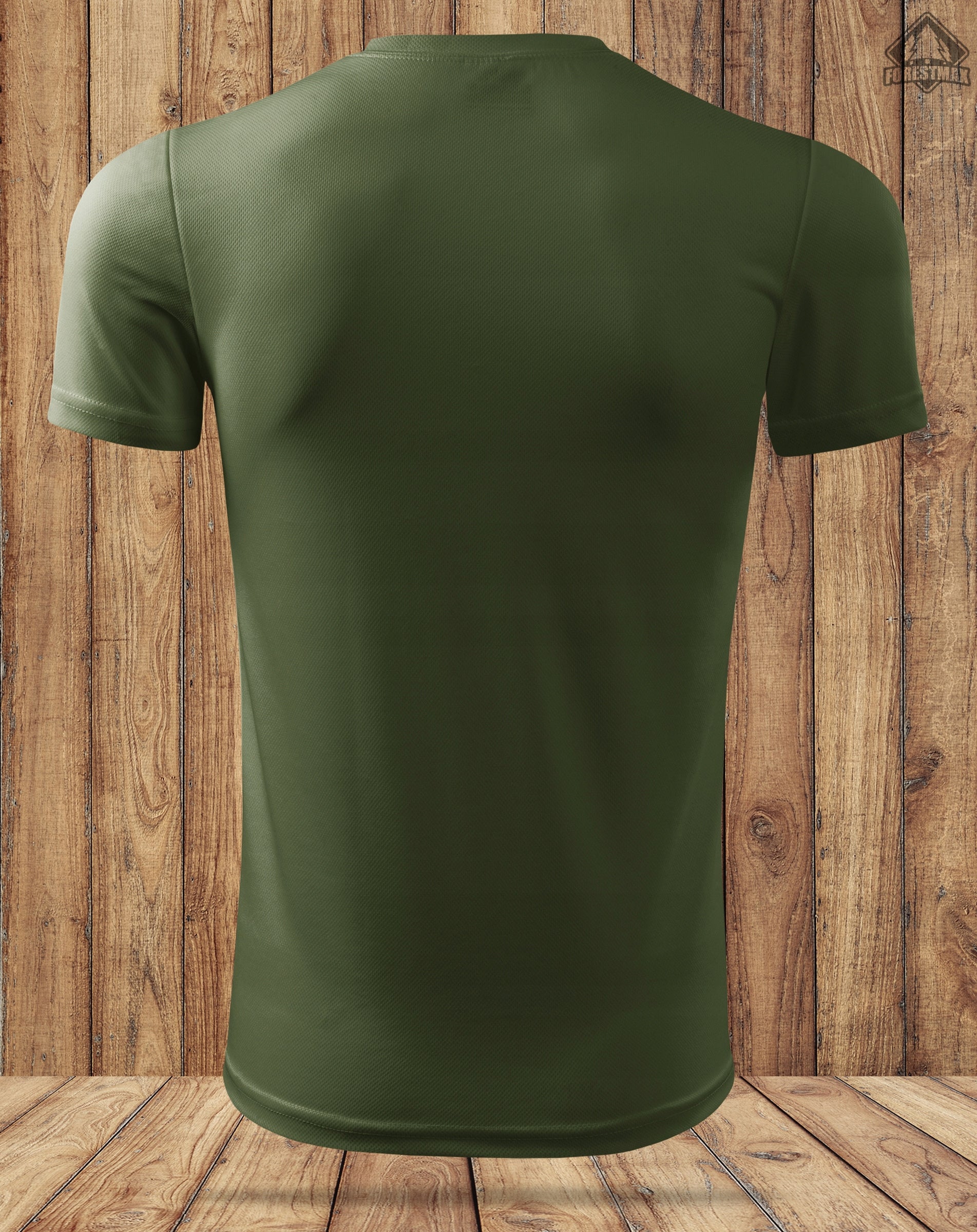 Quick-drying khaki fishing shirt with NAME as a gift for the Fisherman Brand ForestMax