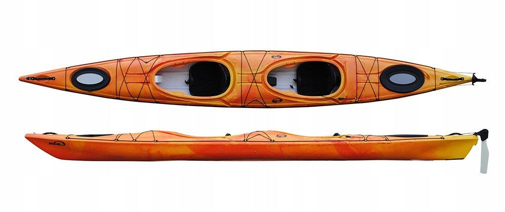 Quick polyethylene kayak Dag Biwok Evo expedition two