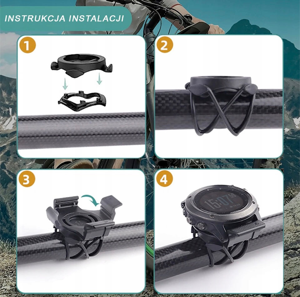 QuickFit 26mm Bike Holder 90st Rotating for GARMIN Fenix 6 7 Model Uchwyt rowerowy Quickfit Fenix Epix Quatix 51mm