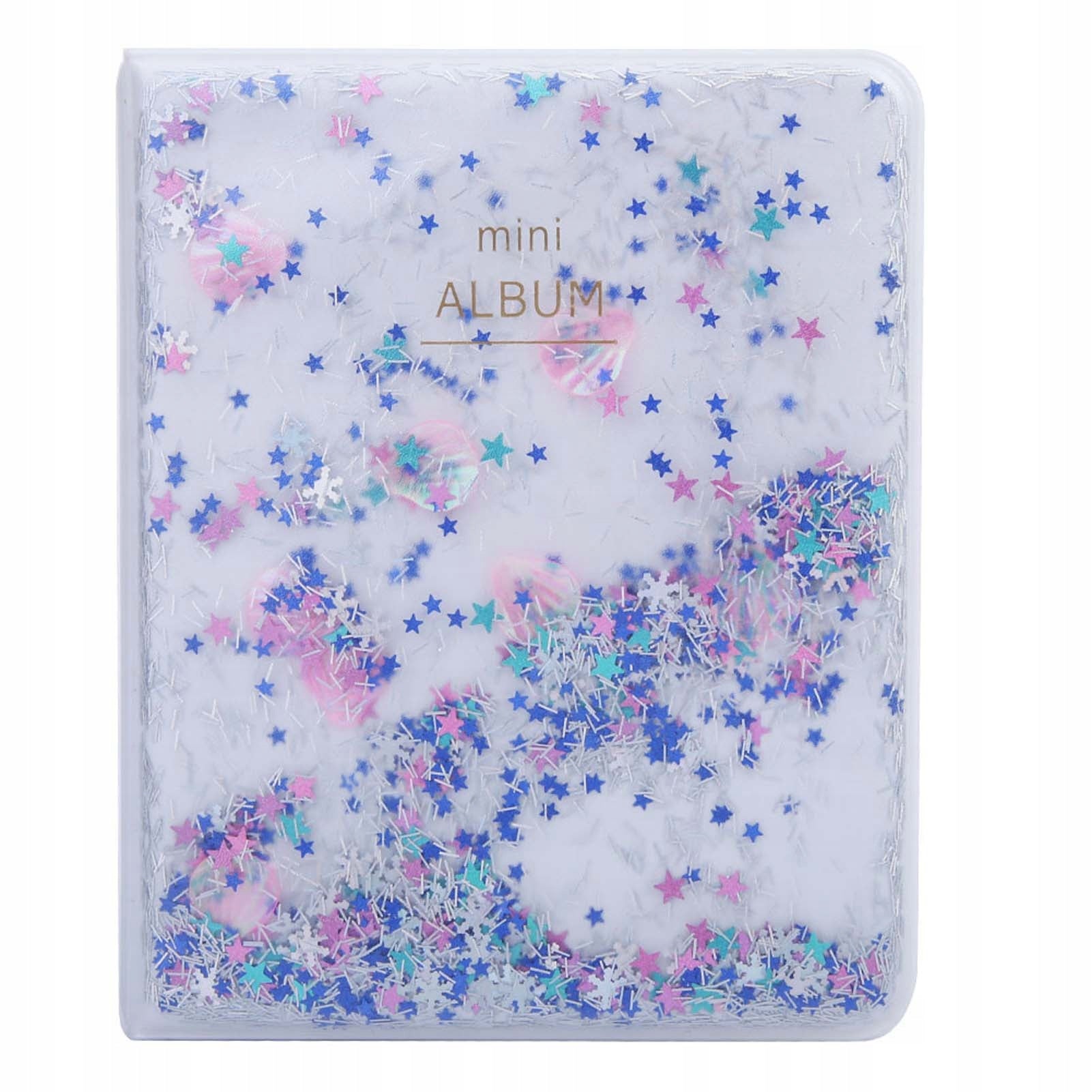 Quicksand Beads 64 Pockets 3 Inch Mini Photo Album for NF Model 1289WZMF