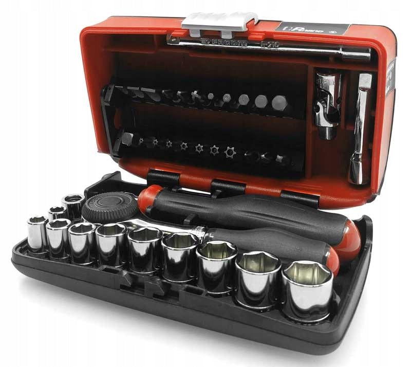R.360NANO SOCKET SET 1/4" 5,5-14MM, FACOM Brand Facom