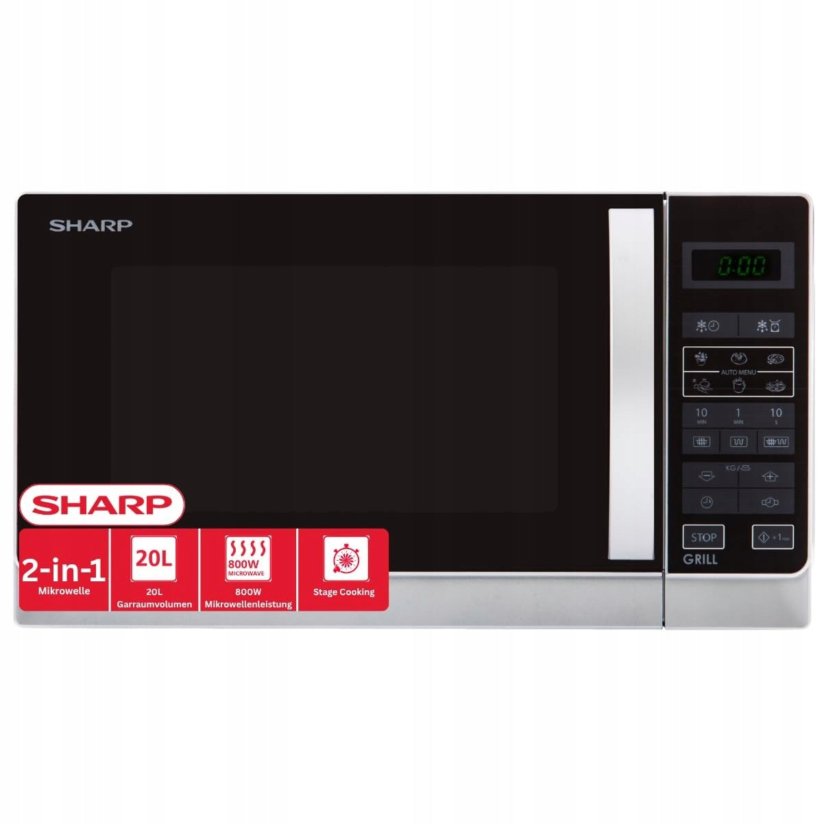 R-642INW MICROWAVE OVEN SILVER