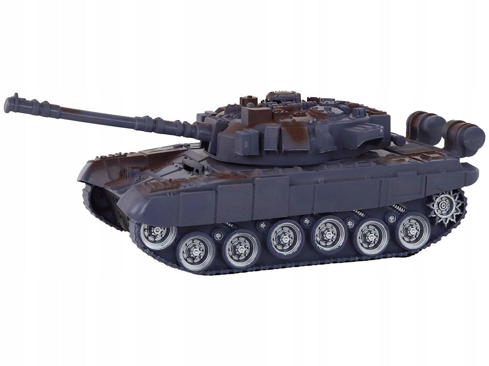 R/C Tank Remote Controlled Lights Sound Navy Blue 1:18 27MHz Brand LEAN Toys