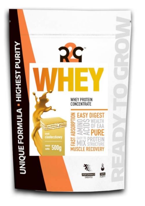 R2G Whey Protein Concentrate WPC Conditioner Without Sugar 500g Biscuit Wafer