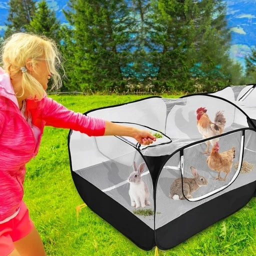 RABBIT CAT PET PLAYPEN FOR HOME FOLDING DURABLE BREATHABLE Manufacturer code huihn8uy7hbg7h