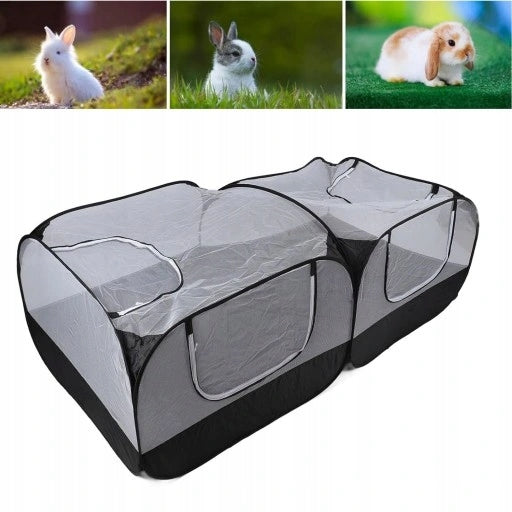 RABBIT CAT PET PLAYPEN FOR HOME FOLDING DURABLE BREATHABLE Material of manufacture other