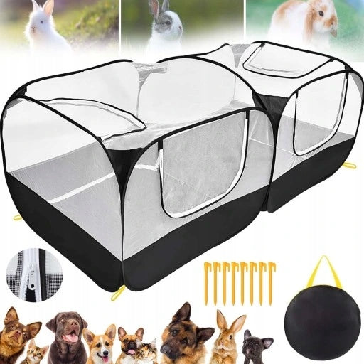 RABBIT CAT PET PLAYPEN FOR HOME FOLDING DURABLE BREATHABLE