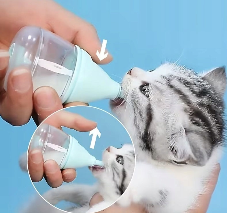 RABBIT PUPPY KITTEN FEEDING BOTTLE + SPARE PACIFIERS SET Device type other