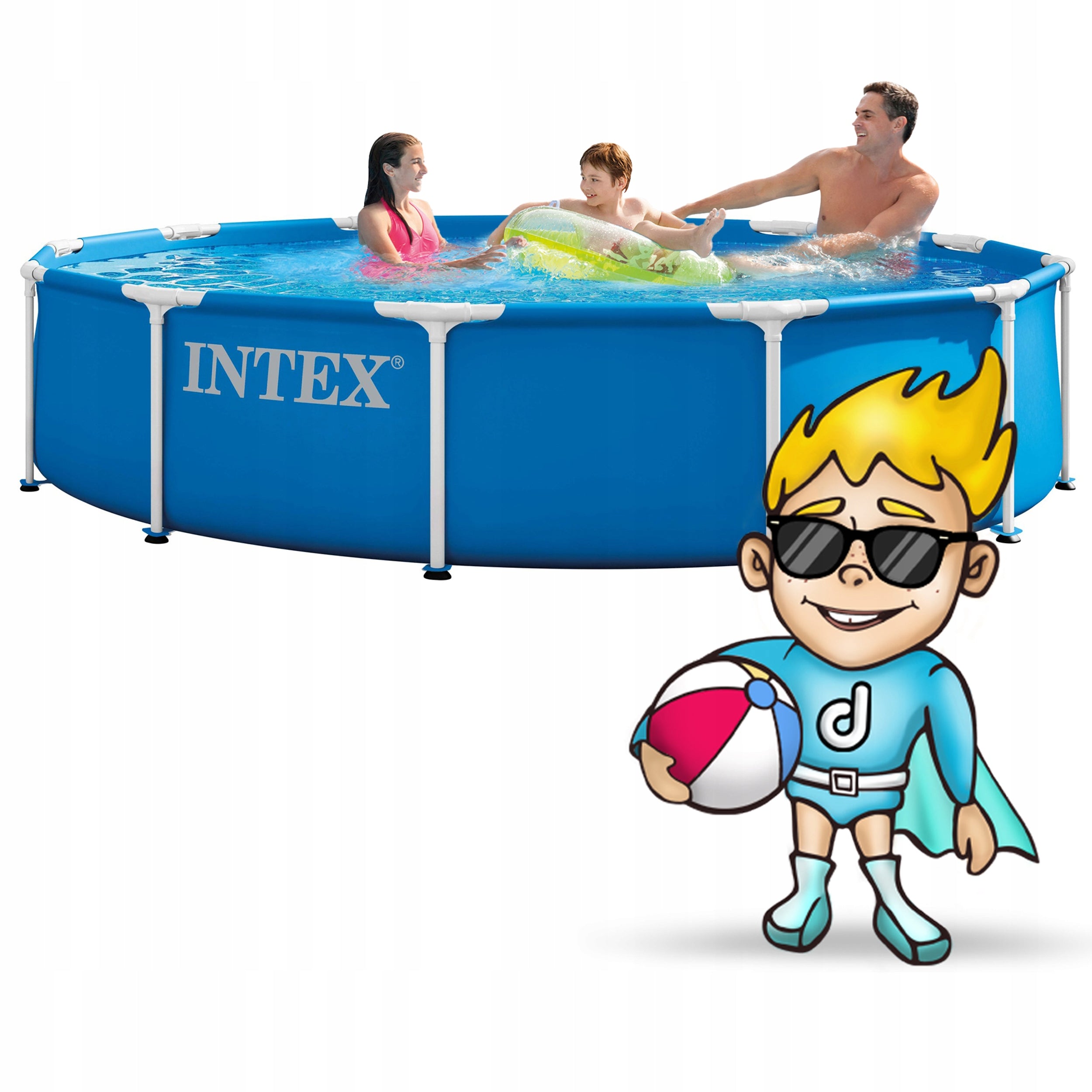 RACK GARDEN POOL WITH PUMP 366x76cm INTEX 28212ND NEW MODEL 2026 Manufacturer code 28212ND