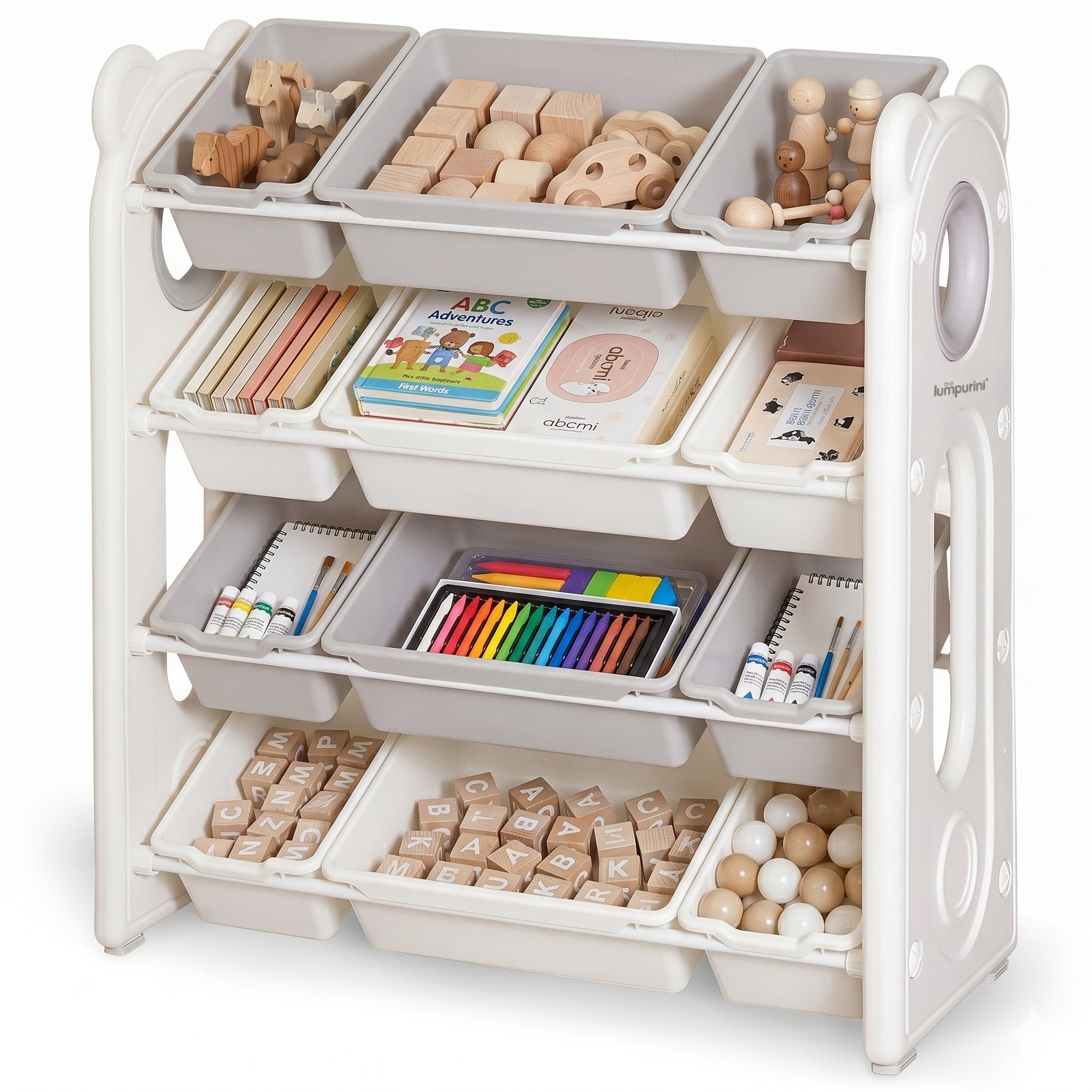 RACK PLASTIC CONTAINERS LARGE ORGANIZER FOR TOYS FURNITURE FOR CHILDREN