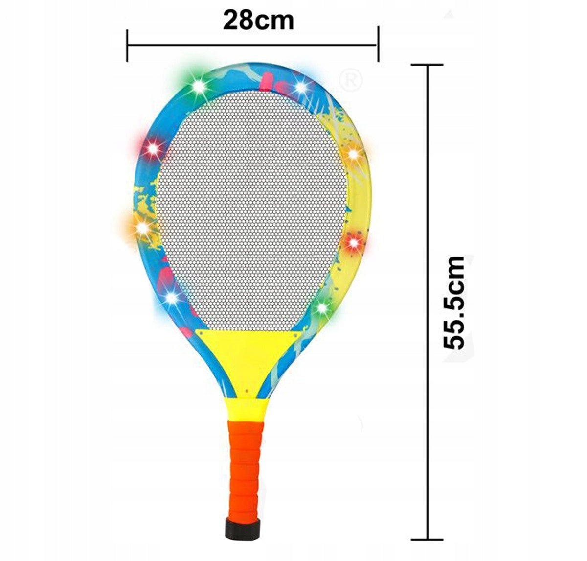 RACKETS PADDLES BABINGTON WITH DARTS TENNIS RACKETS GLOWING BADMINTON LE Color multicolor
