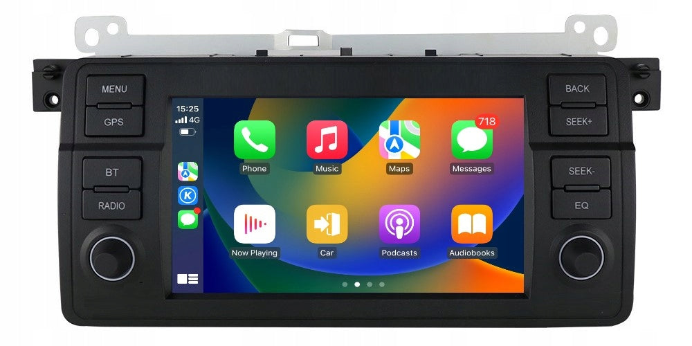 RADIO 2DIN ANDROID BMW E46 6/128GB DSP CARPLAY LTE Model 8SMDBMWE467001