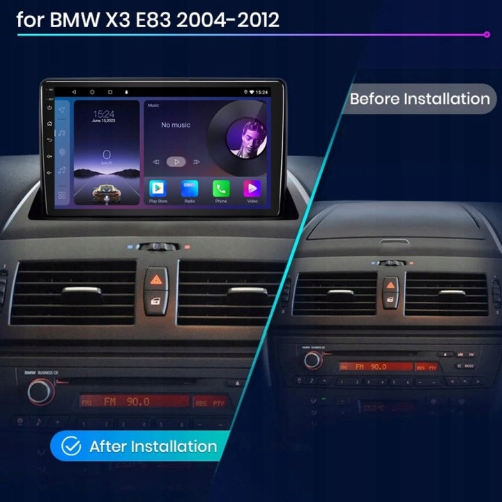 RADIO ANDROID 13 BMW X3 E83 2003-2011 CARPLAY ANDROID AUTO DSP BT 4GB/64GB Manufacturer code BMW X3 E83-464