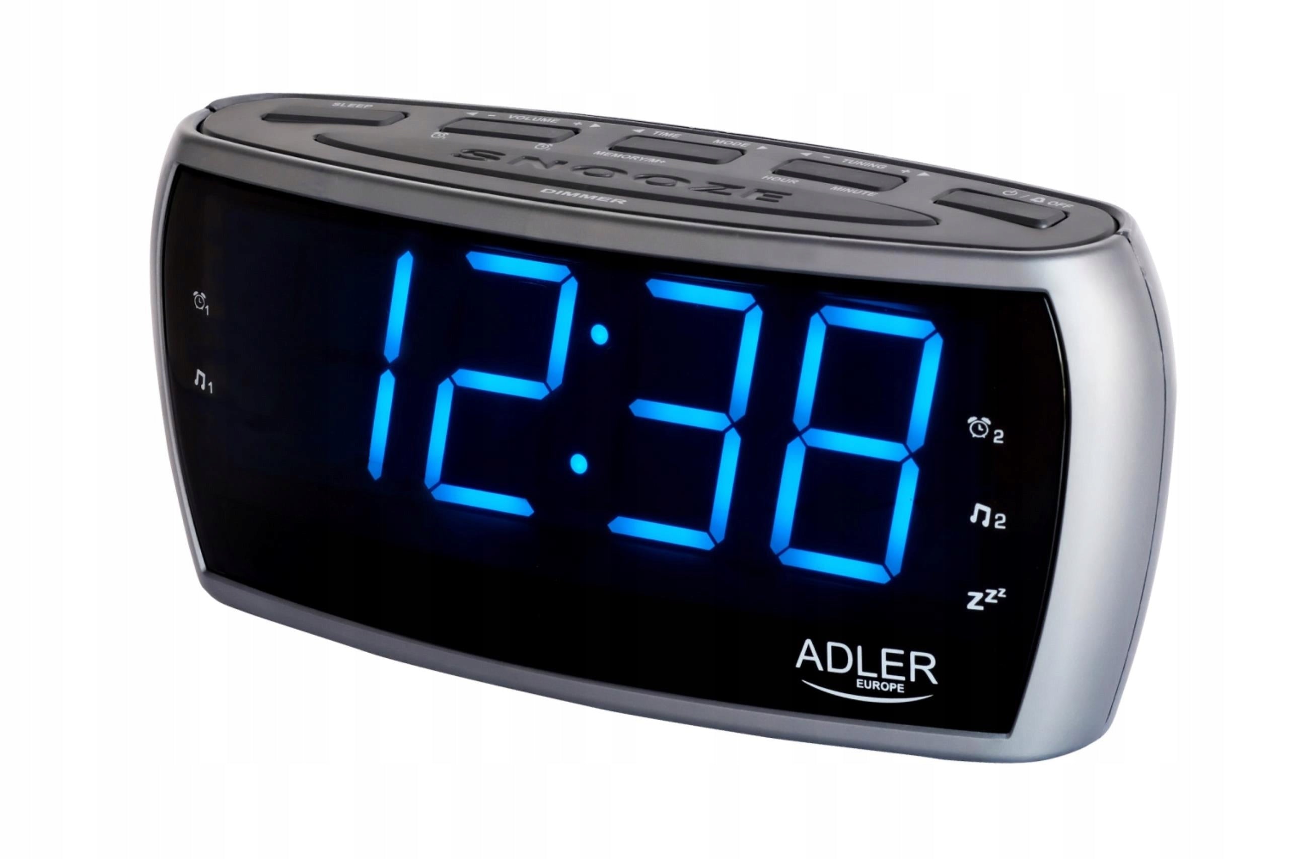 RADIO FM AM KITCHEN CLOCK RADIO BATTERY ALARM LED DISPLAY