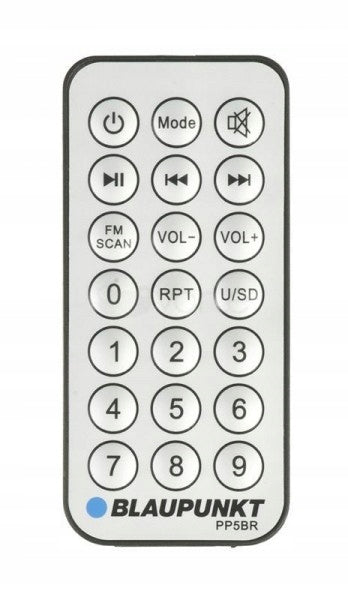 RADIO FM BLAUPUNKT RETRO MP3 RETRACTABLE ANTENNA CLOCK REMOTE CONTROL BATTERY PP5BR Brand Blaupunkt
