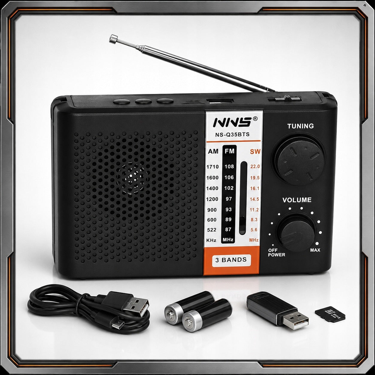 RADIO FM PORTABLE TOURIST HANDHELD KITCHEN CONSTRUCTION BATTERY OPERATED Manufacturer code Radio Tranzystorowe AM FM USB