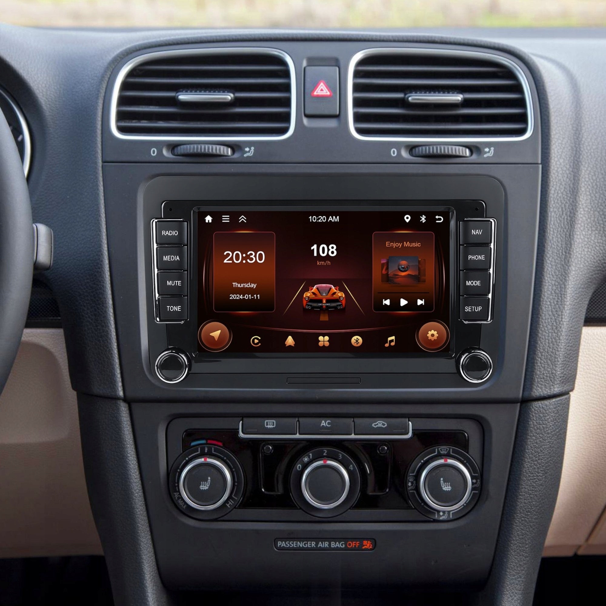 RADIO FOR VOLKSWAGEN SEAT SKODA VW PASSAT B6 B7 GOLF 5 V 6 VI ANDROID WIFI Manufacturer code RADIO DO VW 2GB RAM APPLE CARPLAY ANDROID 13