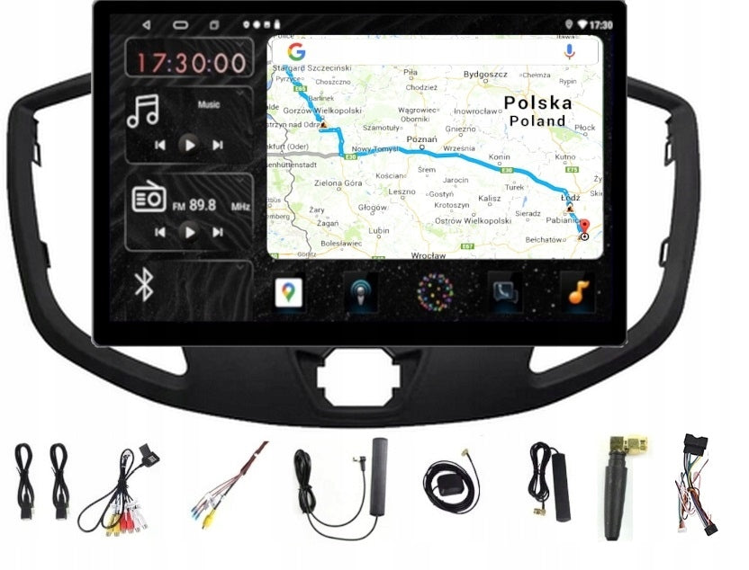 RADIO GPS ANDROID FORD TRANSIT 2014-2018 CARPLAY WIFI USB 6/128GB SIM MODEM