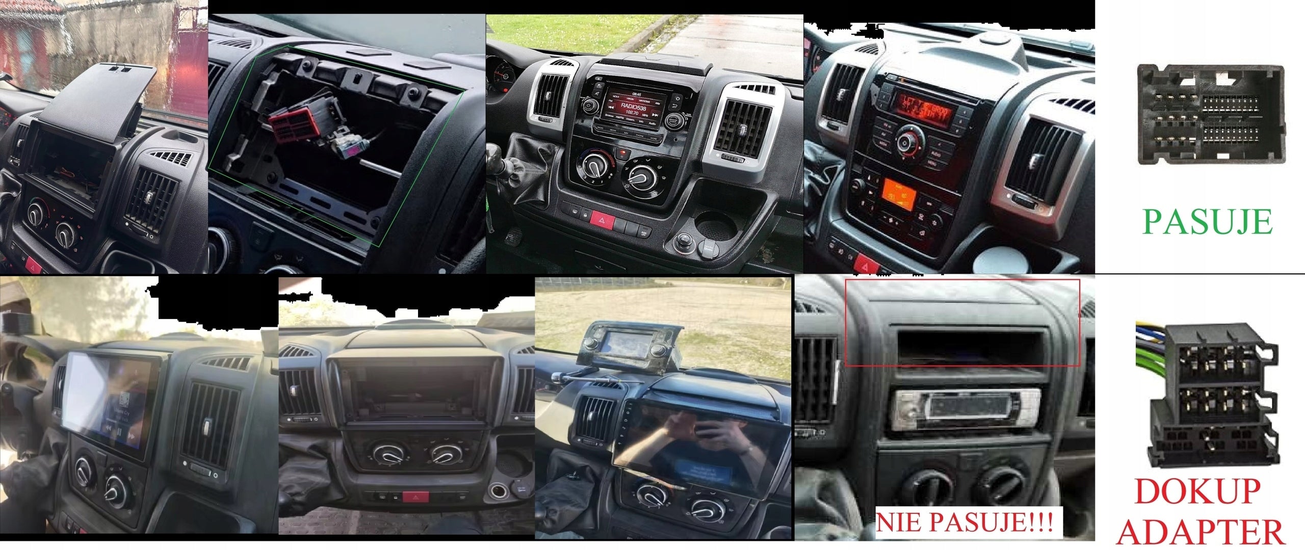 RADIO NAVIGATION ANDROID CARPLAY PEUGEOT BOXER 2015-2023 4GB 64GB SIM Manufacturer code A400 250/293