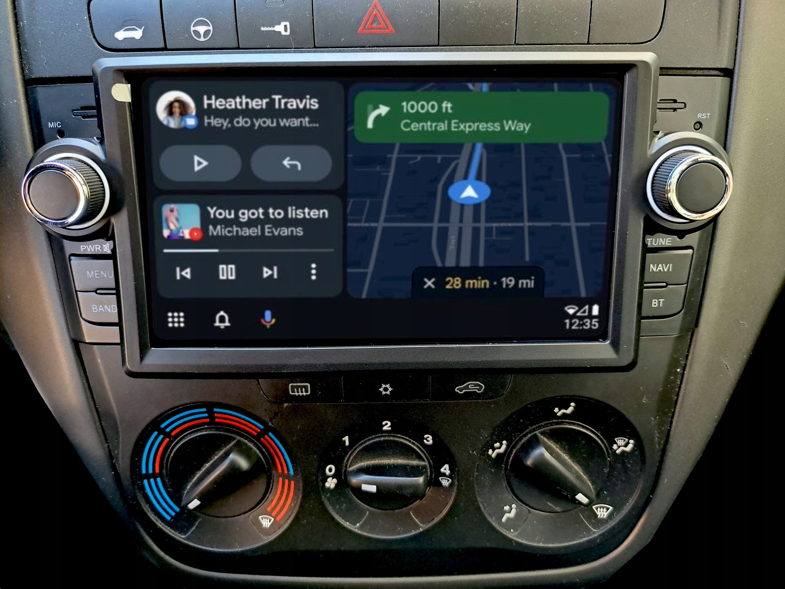 RADIO NAVIGATION GPS ANDROID FIAT PUNTO LINEA 2007-2012 4/64GB CARPLAY WIFI Packaging status original