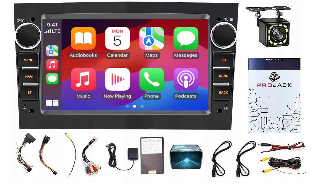 RADIO NAVIGATION GPS OPEL CORSA D 2006-2014 USB WIFI BT CARPLAY 4/64GB