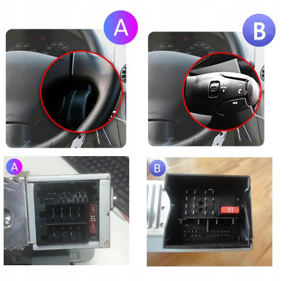 RADIO NAVIGATION GPS PEUGEOT 307 2001-2008 WIFI CARPLAY USB 4GB 64GB Manufacturer code Q8 9001 356