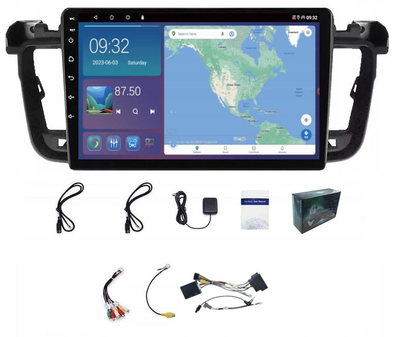 RADIO NAVIGATION GPS PEUGEOT 508 WIFI CARPLAY BT USB 4GB 64GB
