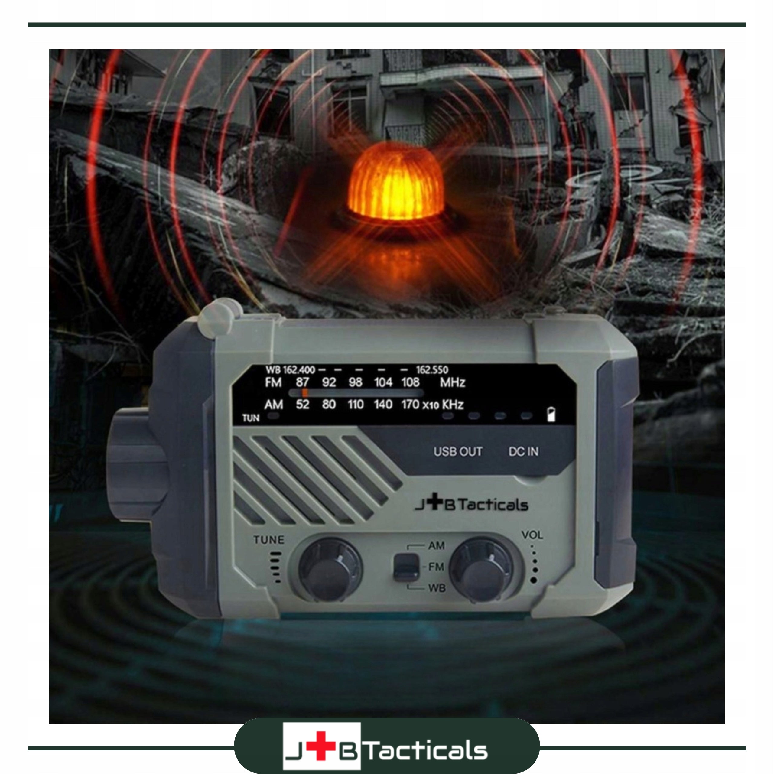 RADIO PORTABLE Emergency FM/AM SOLAR with crank POWERBANK FLASHLIGHT DYNAMO Manufacturer code Radio turystyczne akumulator USB na baterie