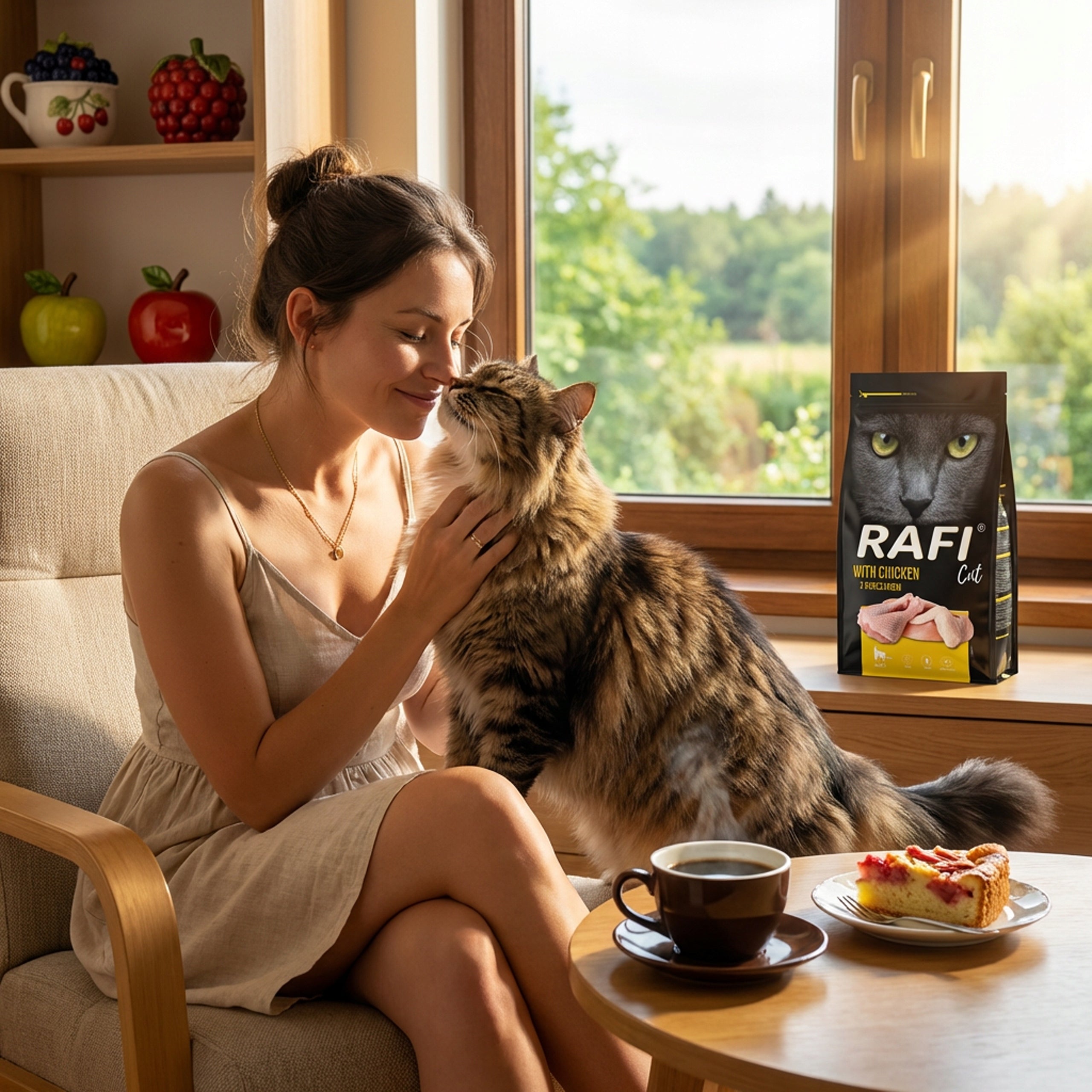 RAFI Cat with Chicken 1,5kg Dry Cat Food Packaging status original