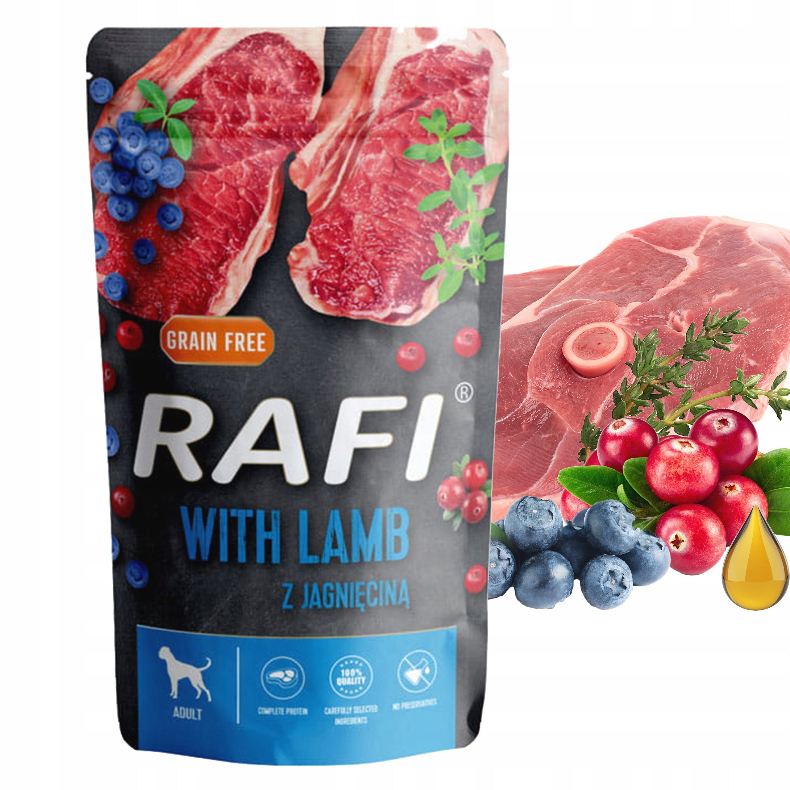 RAFI dog food Dolina Noteci mix of flavors 10 x 500 g Brand Dolina Noteci