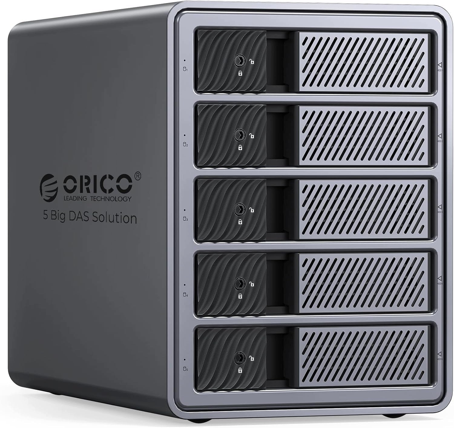 RAID 5 BAY ENCLOSURE FOR 3,5 INCH TO 22TB USB 3.0 DRIVES