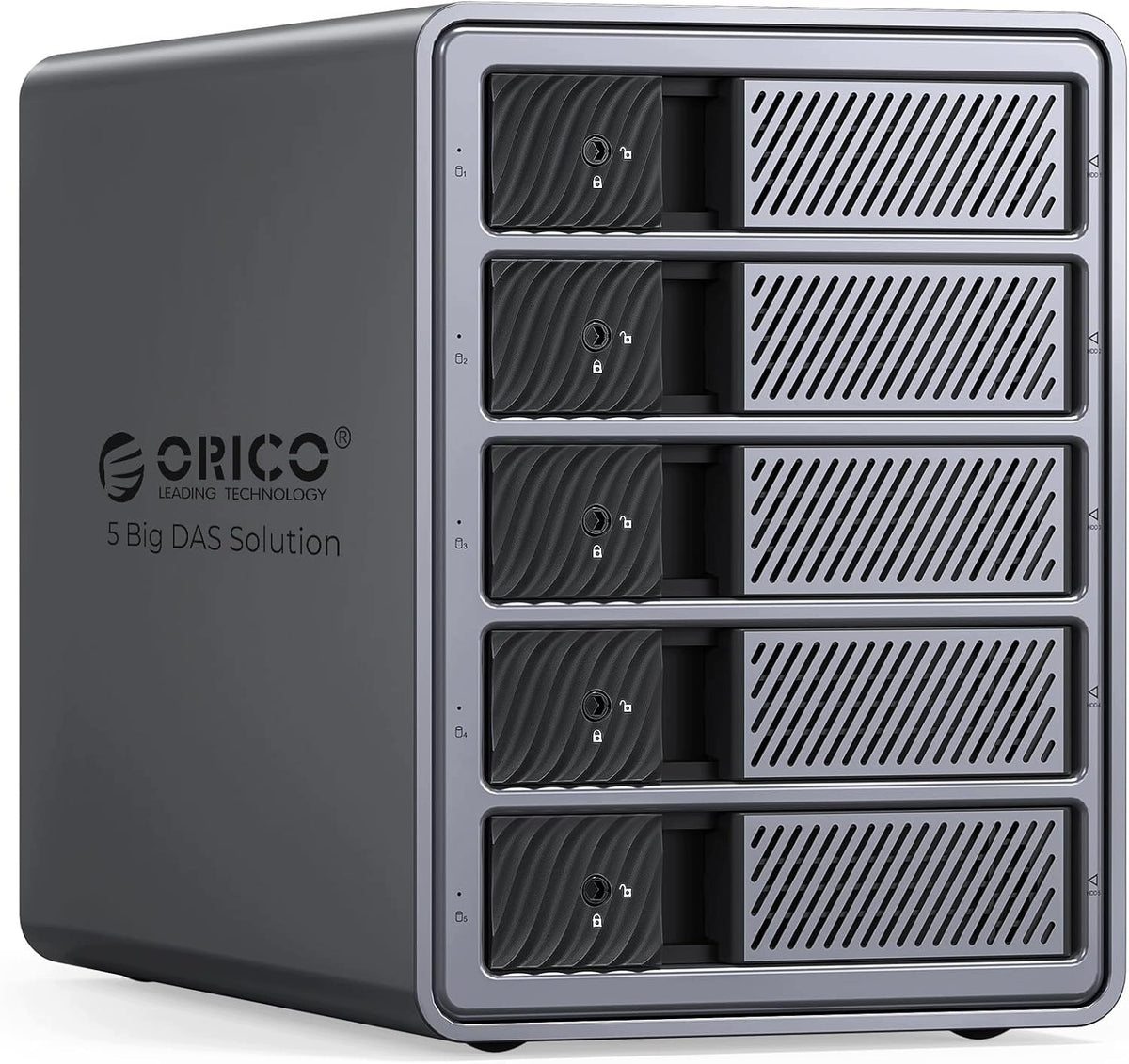 RAID 5 BAY ENCLOSURE FOR 3,5 INCH TO 22TB USB 3.0 DRIVES