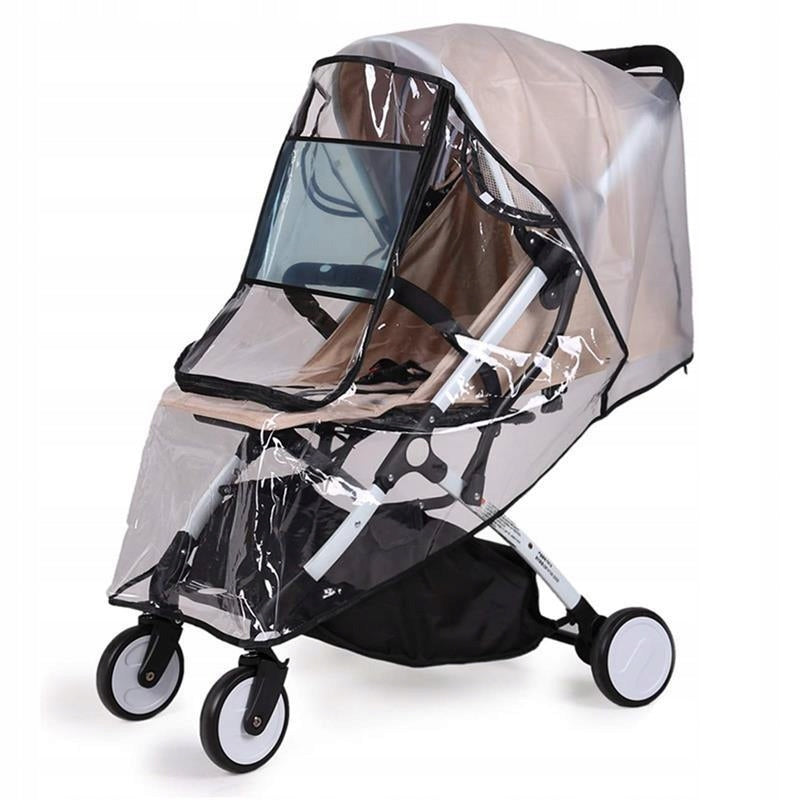 RAIN COVER FOR STROLLER UNIVERSAL BLACK