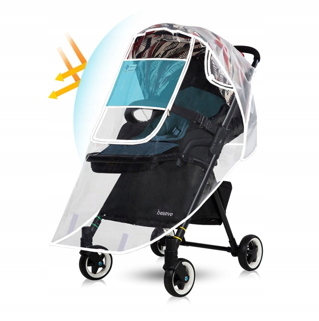 RAIN COVER FOR STROLLER UNIVERSAL GREY Packaging status original
