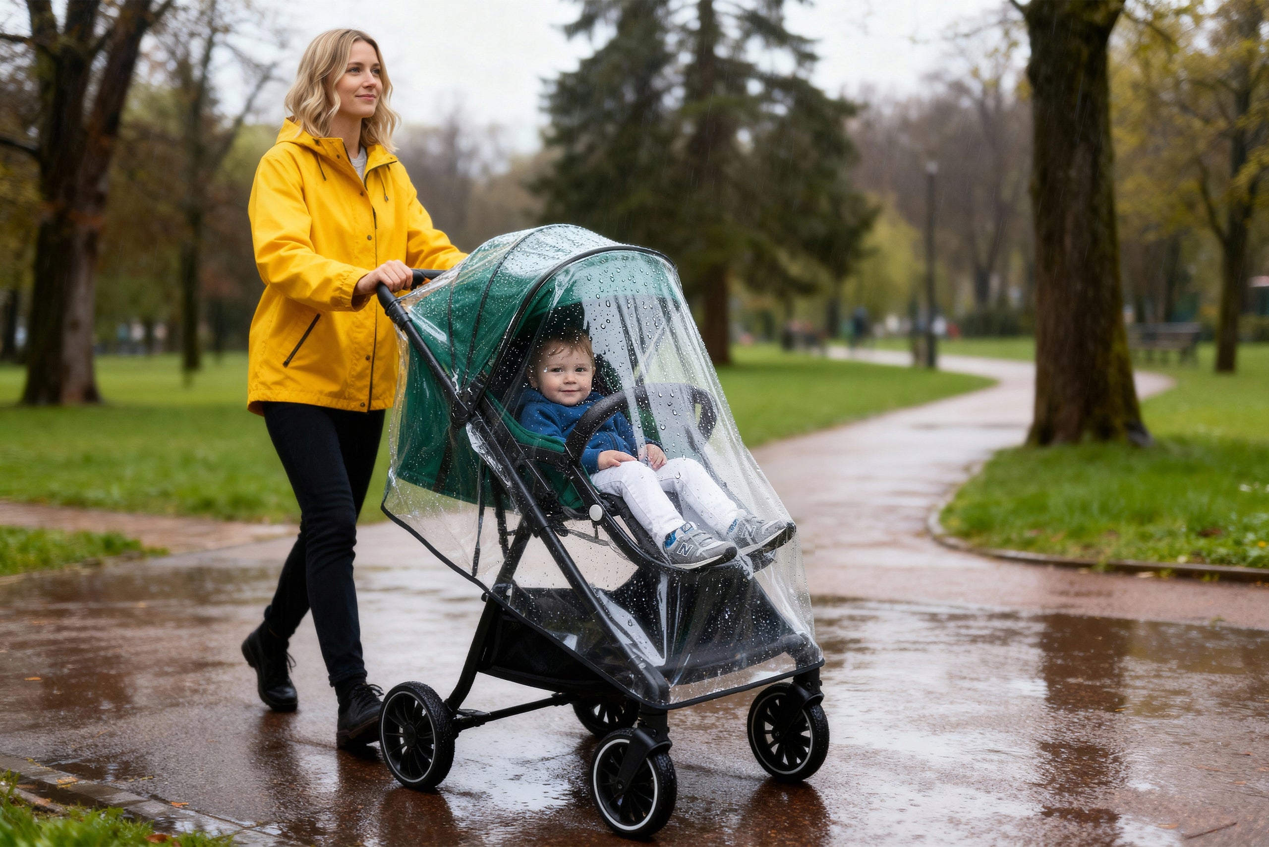 RAIN COVER FOR STROLLERS FOR CHILDREN Dedicated model T309