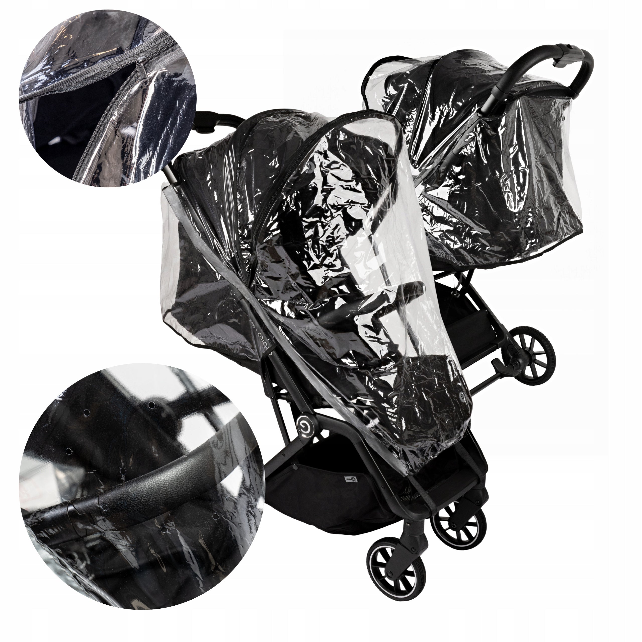 RAIN FILM FOR STROLLER WITH REFLECTOR DEDICATED TO ELSE BABYSI