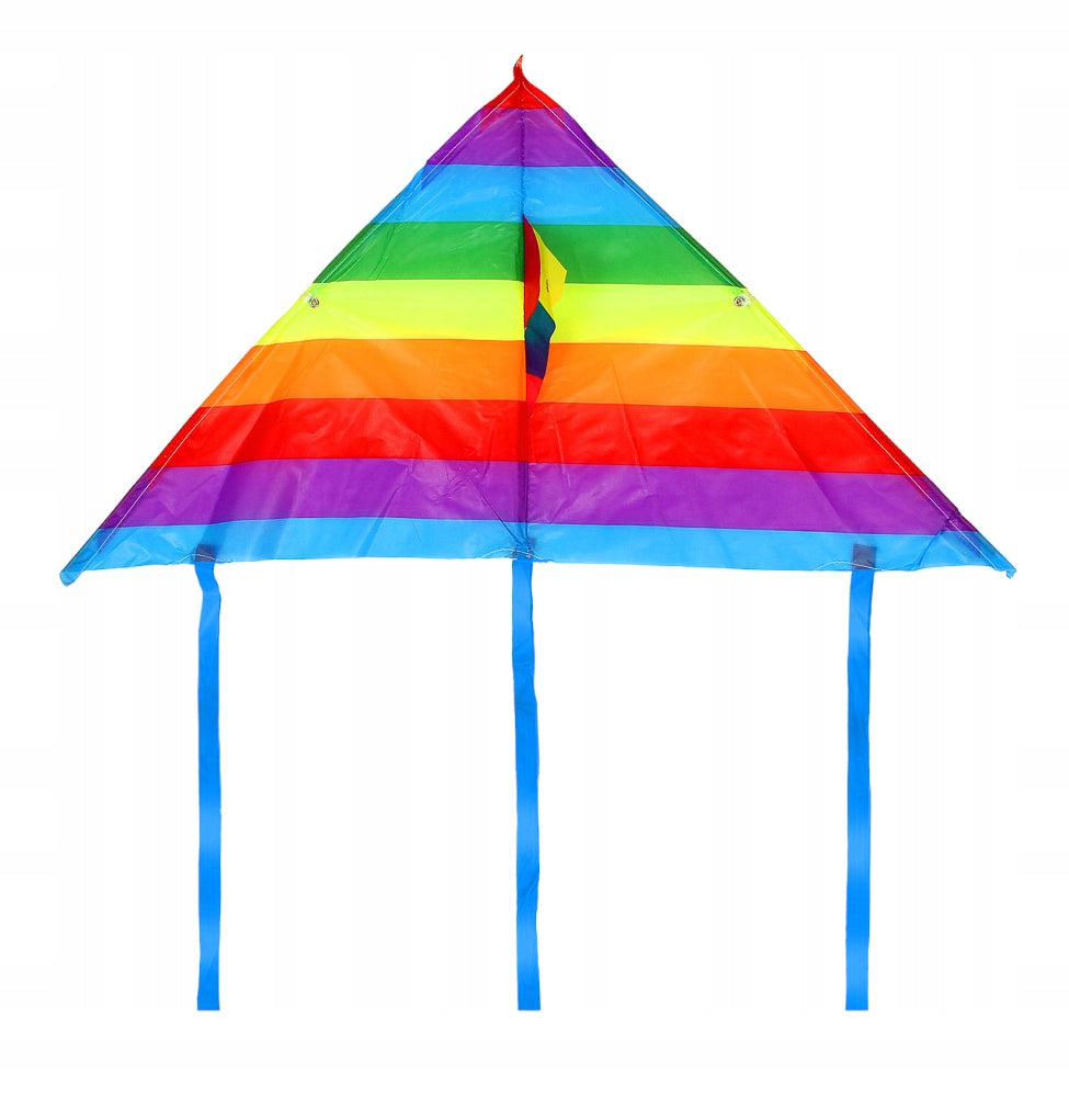 RAINBOW COLORFUL KITE FOR CHILDREN LARGE WITH STRING TOY Character/Title none