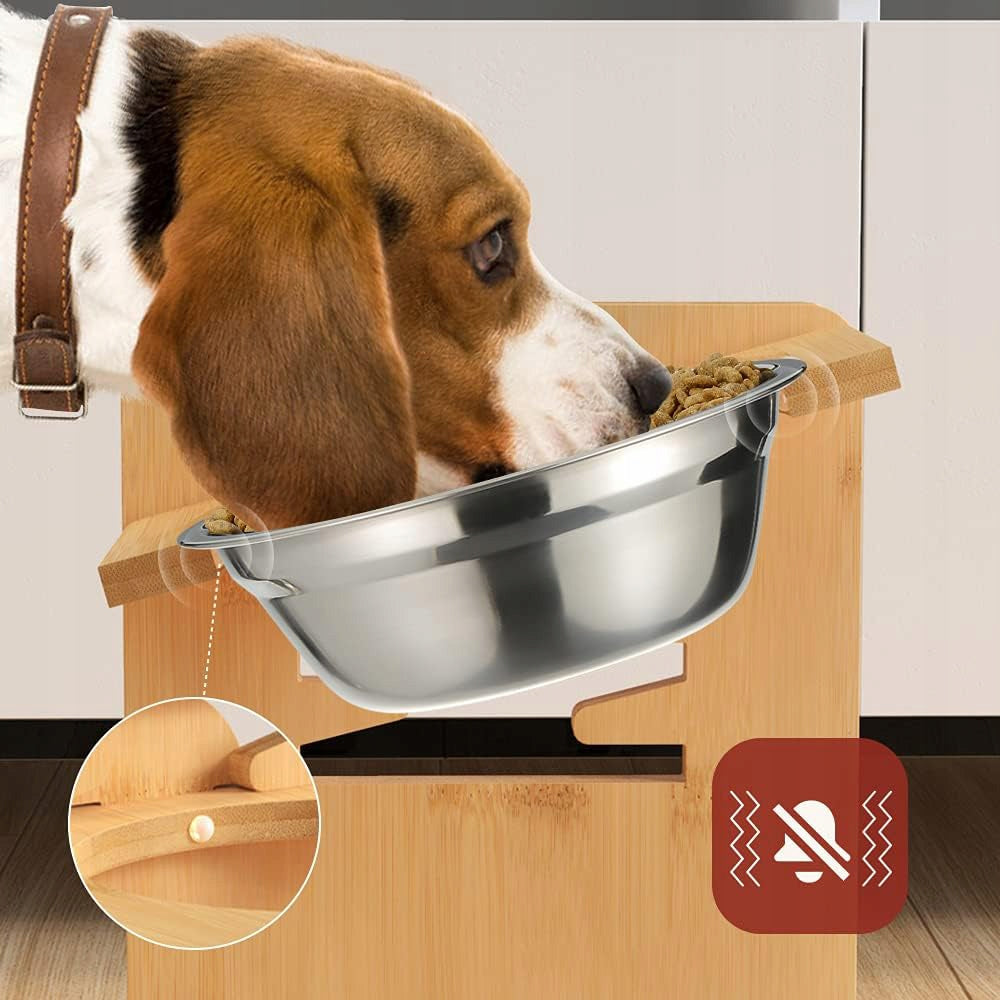 RAISED DOG AND CAT FOOD BOWL RAISED DOG BOWL Type for feeding multiple puppies at the same time